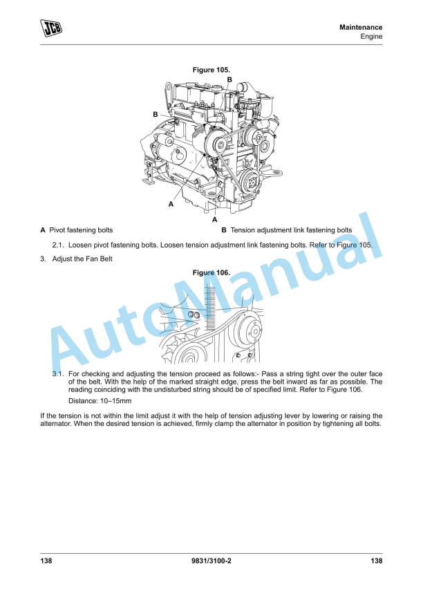 JCB 2DX, 2DXL Backhoe Loader Operator Manual 9831-3100 5 JCB 2DX, 2DXL Backhoe Loader Operator Manual 9831-3100 - Image 5