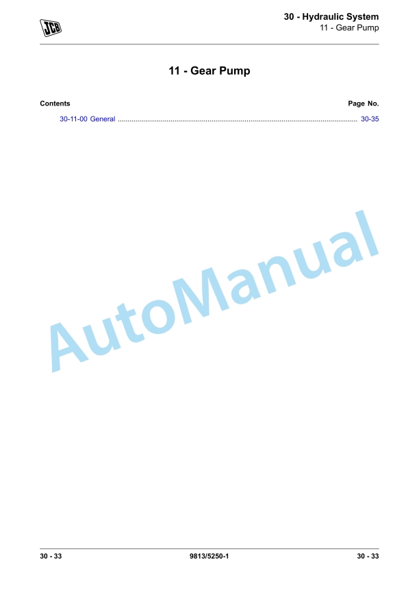JCB 2TFT, 2THS, 2TST, 3.5TST, 3TFT, 3TST Service Manual 9813-5250 3 JCB 2TFT, 2THS, 2TST, 3.5TST, 3TFT, 3TST Service Manual 9813-5250 - Image 3