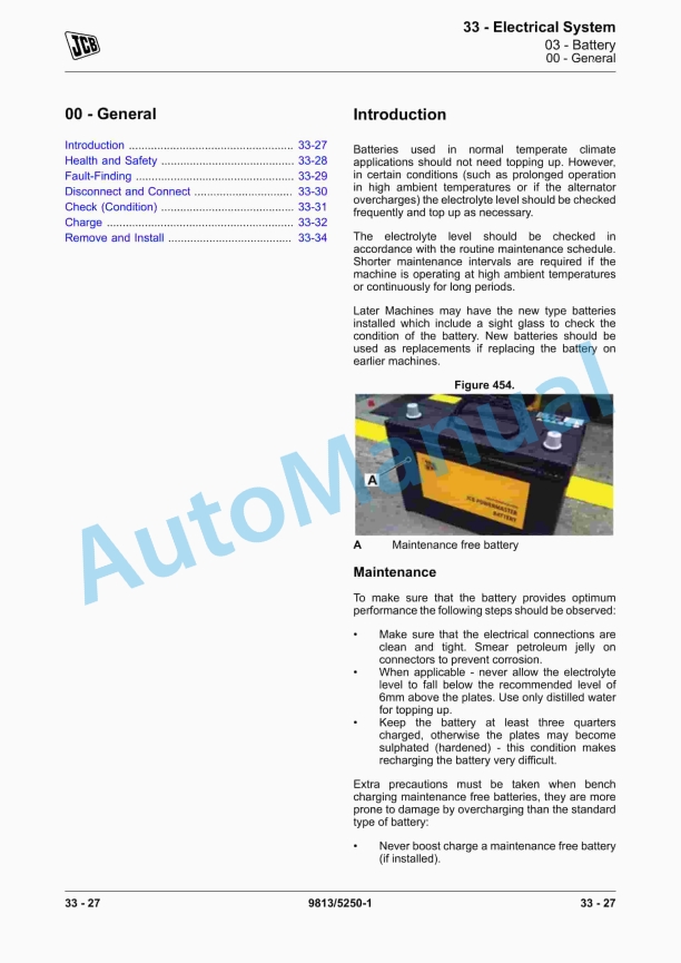 JCB 2TFT, 2THS, 2TST, 3.5TST, 3TFT, 3TST Service Manual 9813-5250 5 JCB 2TFT, 2THS, 2TST, 3.5TST, 3TFT, 3TST Service Manual 9813-5250 - Image 5