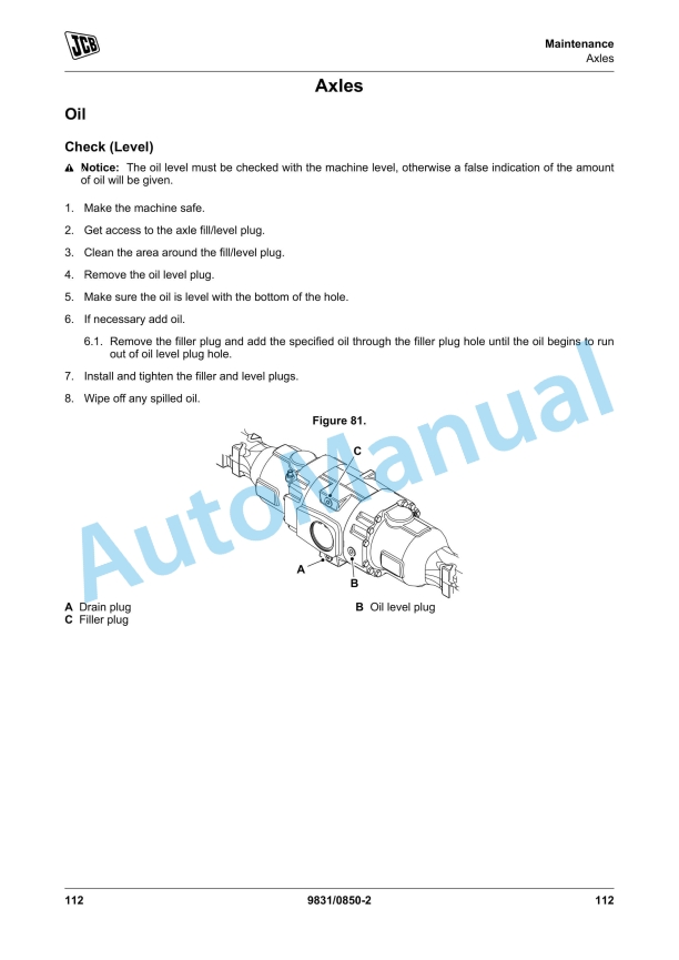 JCB 2TFT, 2THS, 2TST Operator Manual 9831-0850 5 JCB 2TFT, 2THS, 2TST Operator Manual 9831-0850 - Image 5