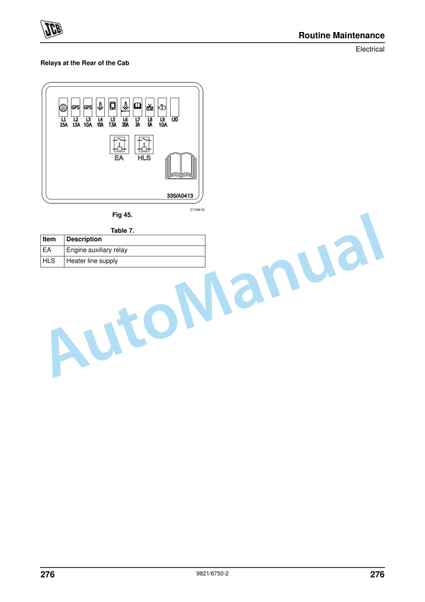 JCB 3000 Series ( Tier 4 Final) Fastrac Operator Manual 9821-6750 5 JCB 3000 Series ( Tier 4 Final) Fastrac Operator Manual 9821-6750 - Image 5