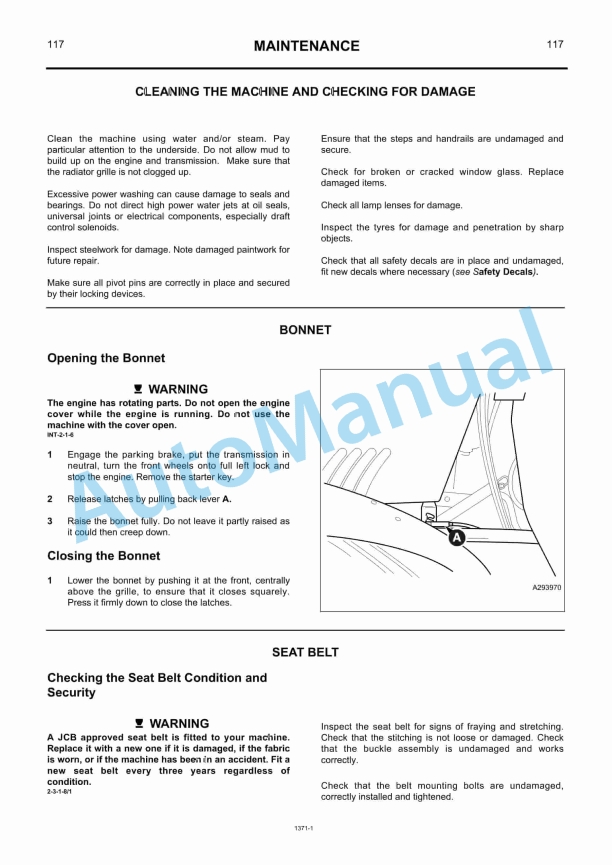 JCB 3155, 3185 Fastrac Operator Manual 640000 3 JCB 3155, 3185 Fastrac Operator Manual 640000 - Image 3