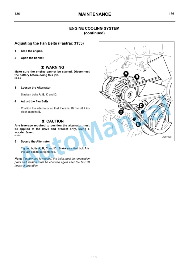 JCB 3155, 3185 Fastrac Operator Manual 640000 5 JCB 3155, 3185 Fastrac Operator Manual 640000 - Image 5