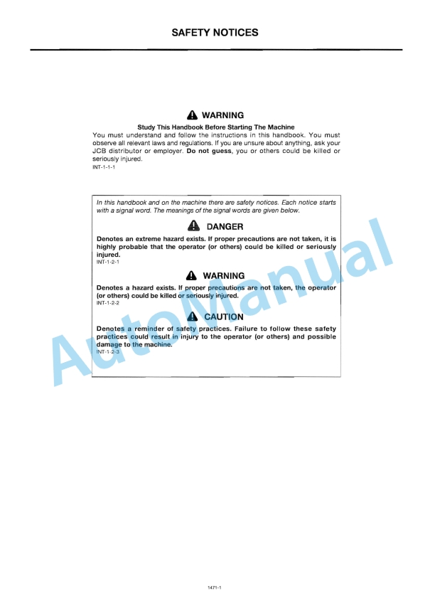 JCB 3155, 3185 Fastrac Operator Manual 642000 1 JCB 3155, 3185 Fastrac Operator Manual 642000