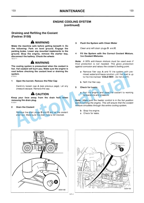 JCB 3155, 3185 Fastrac Operator Manual 642000 4 JCB 3155, 3185 Fastrac Operator Manual 642000-4