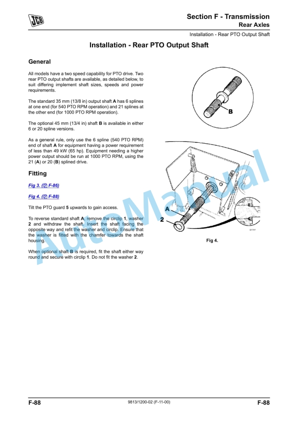 JCB 3200, 3230 Tier 4 Fastrac Service Manual 9813-1200 4 JCB 3200, 3230 Tier 4 Fastrac Service Manual 9813-1200 - Image 4