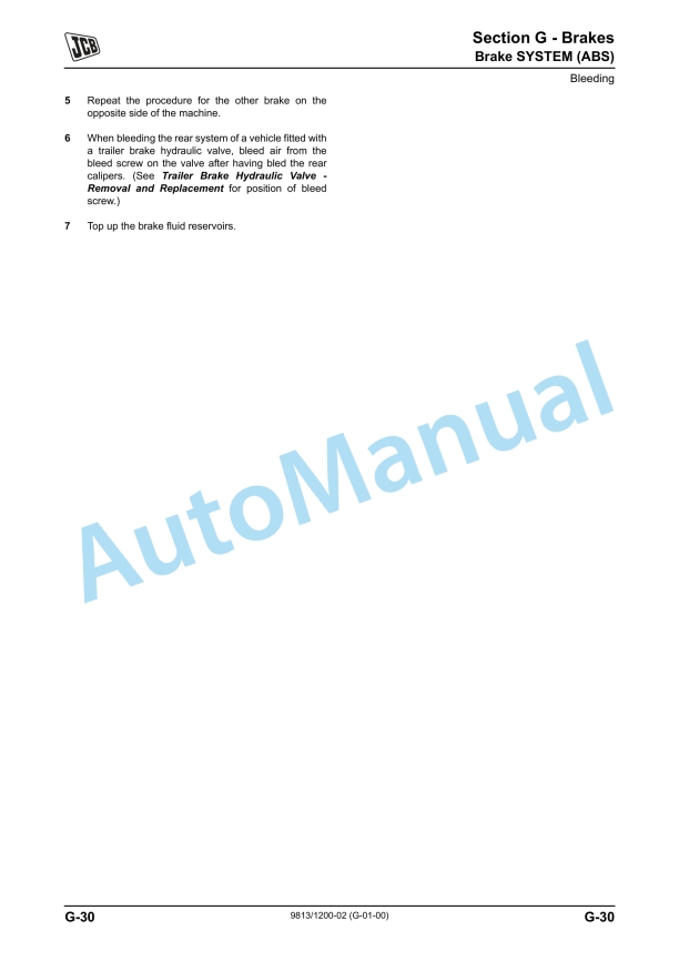JCB 3200, 3230 Tier 4 Fastrac Service Manual 9813-1200 5 JCB 3200, 3230 Tier 4 Fastrac Service Manual 9813-1200 - Image 5
