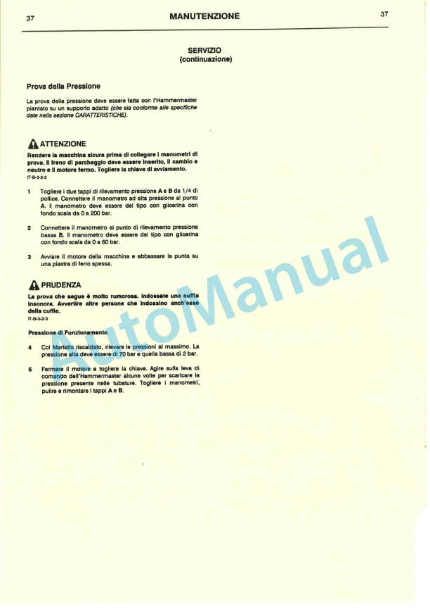 JCB 380 Hammermaster Owners Manual 9800-0062-4