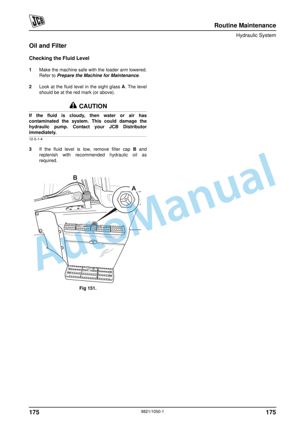 JCB 3C Backhoe Loader Operator Manual 9821-1050 4 JCB 3C Backhoe Loader Operator Manual 9821-1050 - Image 4