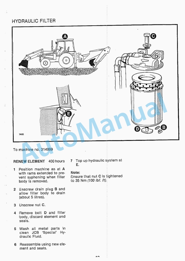 JCB 3C1400B, 3C1550B, 3CX Sitemaster, 3D1700B, 4CN Operator Handbook 3 JCB 3C1400B, 3C1550B, 3CX Sitemaster, 3D1700B, 4CN Operator Handbook-3
