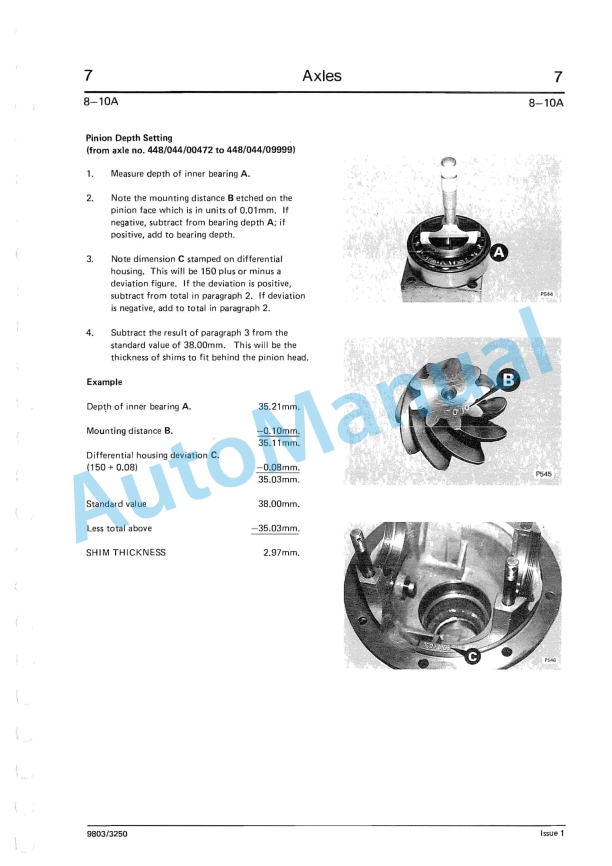 JCB 3CX, 4CX 290000 to 400000 Backhoe Loader Service Manual 9803-3250 5 JCB 3CX, 4CX 290000 to 400000 Backhoe Loader Service Manual 9803-3250-5