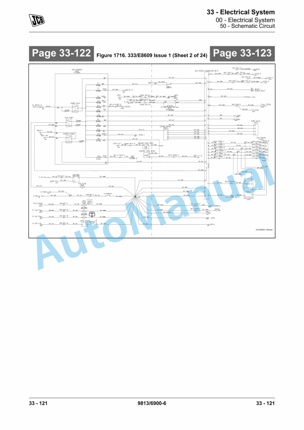 JCB 3CX, 4CX, 5CX, 5CX Wastemaster Eco Backhoe Loader Service Manual 9813-6900 3 JCB 3CX, 4CX, 5CX, 5CX Wastemaster Eco Backhoe Loader Service Manual 9813-6900 - Image 3