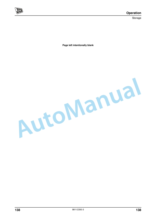 JCB 3CX, 4CX Backhoe Loader Operator Manual 9811-2350 2 JCB 3CX, 4CX Backhoe Loader Operator Manual 9811-2350 - Image 2