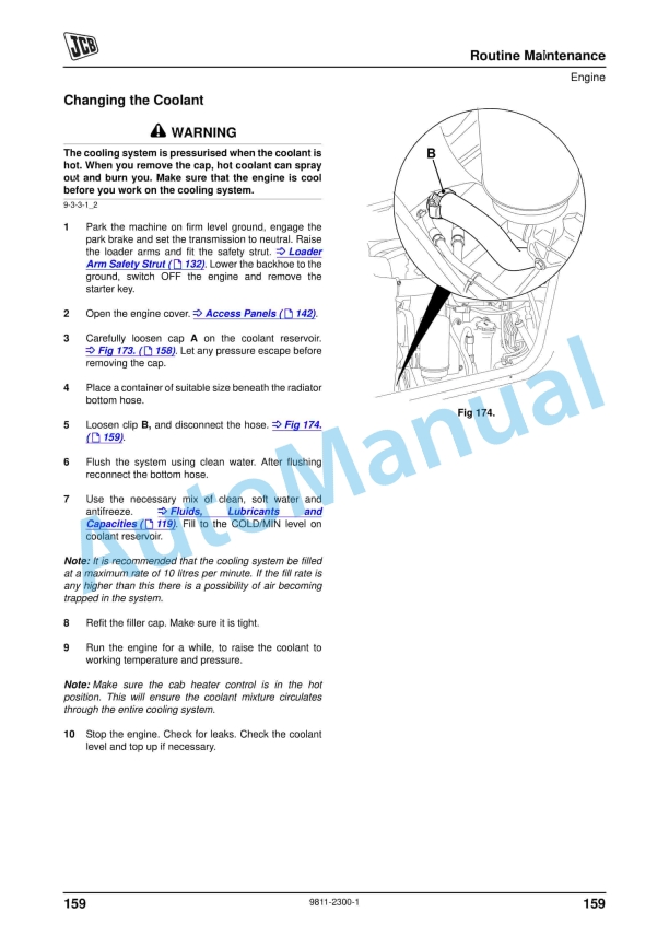JCB 3CX, 4CX Precision Control Backhoe Loader Operator Manual 9811-2300 3 JCB 3CX, 4CX Precision Control Backhoe Loader Operator Manual 9811-2300 - Image 3