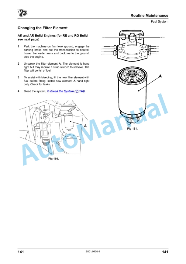 JCB 3CX, 4CX Precision Control Operator Manual 3 JCB 3CX, 4CX Precision Control Operator Manual - Image 3