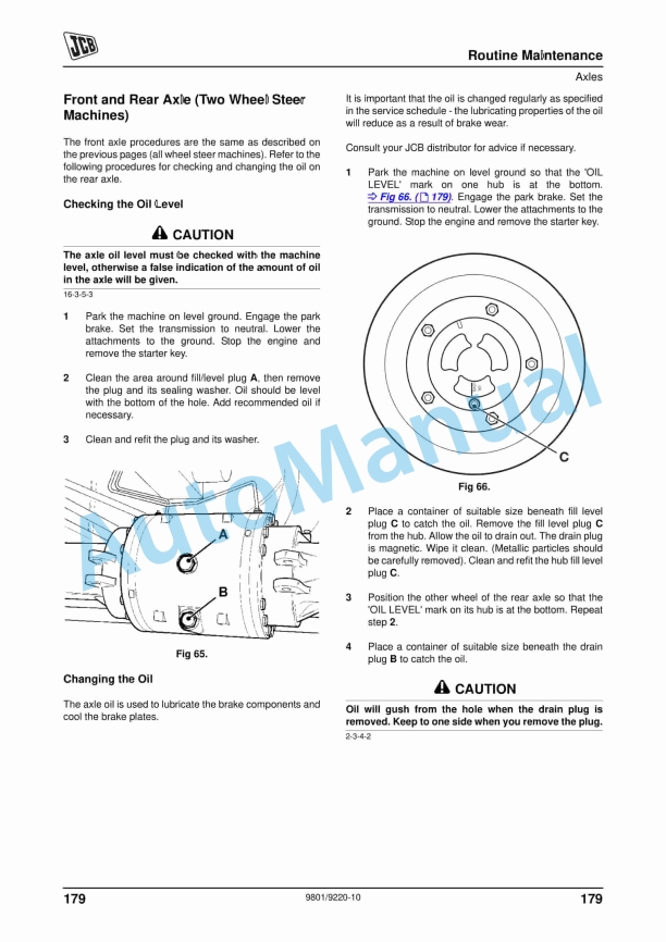 JCB 3CX, 4CX Precision Control Operator Manual 9801-9220 4 JCB 3CX, 4CX Precision Control Operator Manual 9801-9220 - Image 4