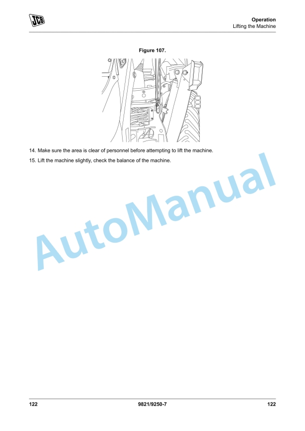 JCB 3CX Backhoe Loader Operator Manual 9821-9250 2 JCB 3CX Backhoe Loader Operator Manual 9821-9250 - Image 2
