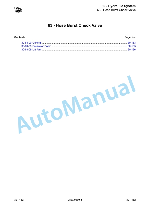 JCB 3DX Super, 3DX Xtra, 4DX Backhoe Loader Service Manual 9823-0000 4 JCB 3DX Super, 3DX Xtra, 4DX Backhoe Loader Service Manual 9823-0000 - Image 4