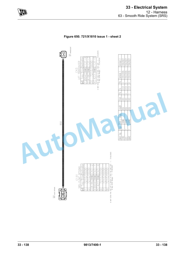JCB 3TS-8T, 3TS-8W Skidsteer Loader Service Manual 9813-7400 5 JCB 3TS-8T, 3TS-8W Skidsteer Loader Service Manual 9813-7400 - Image 5