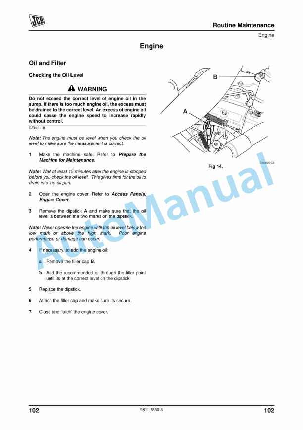 JCB 403 Operator Manual 9811-6850 4 JCB 403 Operator Manual 9811-6850 - Image 4