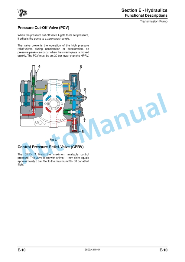 JCB 406, 409 Wheeled Loading Shovel Service Manual 9803-4310 2 JCB 406, 409 Wheeled Loading Shovel Service Manual 9803-4310 - Image 2