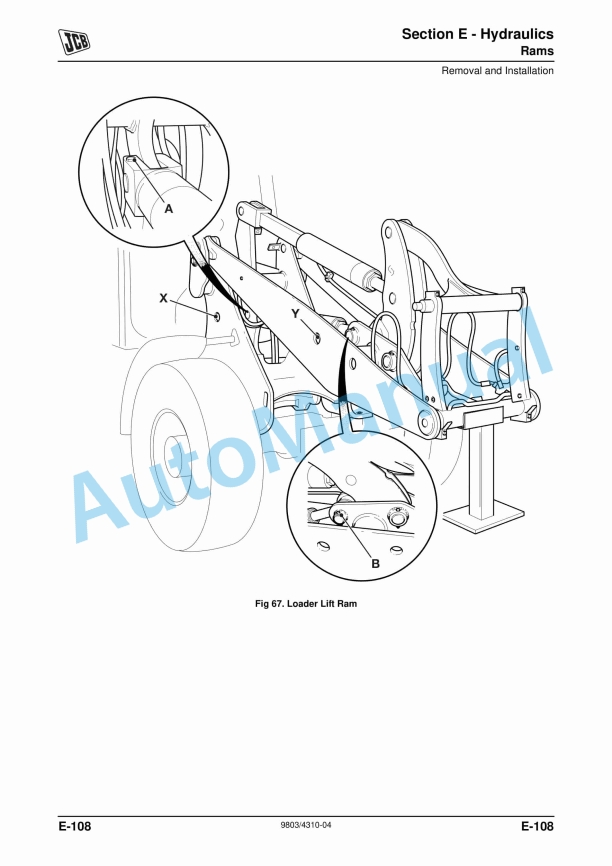 JCB 406, 409 Wheeled Loading Shovel Service Manual 9803-4310 3 JCB 406, 409 Wheeled Loading Shovel Service Manual 9803-4310 - Image 3