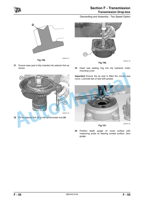 JCB 406, 409 Wheeled Loading Shovel Service Manual 9803-4310 5 JCB 406, 409 Wheeled Loading Shovel Service Manual 9803-4310 - Image 5