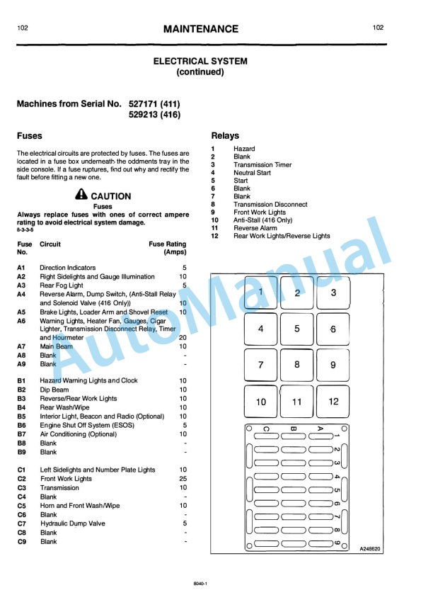 JCB 411, 416 Operator Handbook 9801-8040 4 JCB 411, 416 Operator Handbook 9801-8040-4