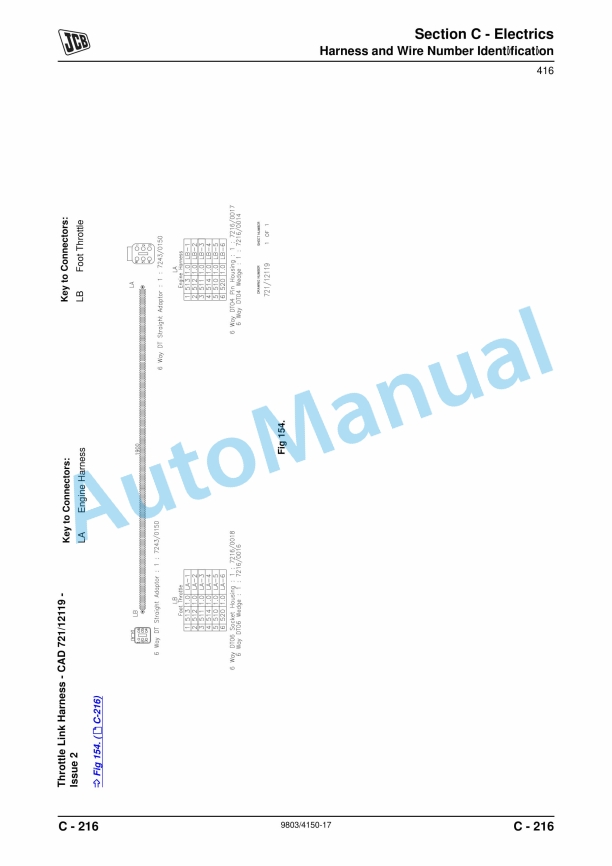 JCB 411, 416 Wheeled Loading Shovel Service Manual 9803-4150 2 JCB 411, 416 Wheeled Loading Shovel Service Manual 9803-4150 - Image 2