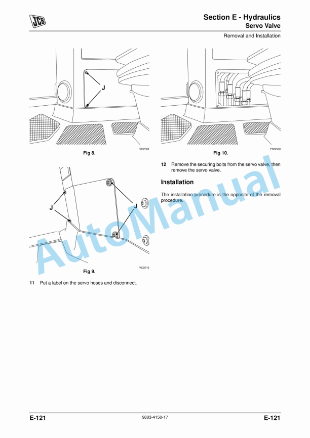 JCB 411, 416 Wheeled Loading Shovel Service Manual 9803-4150 4 JCB 411, 416 Wheeled Loading Shovel Service Manual 9803-4150 - Image 4