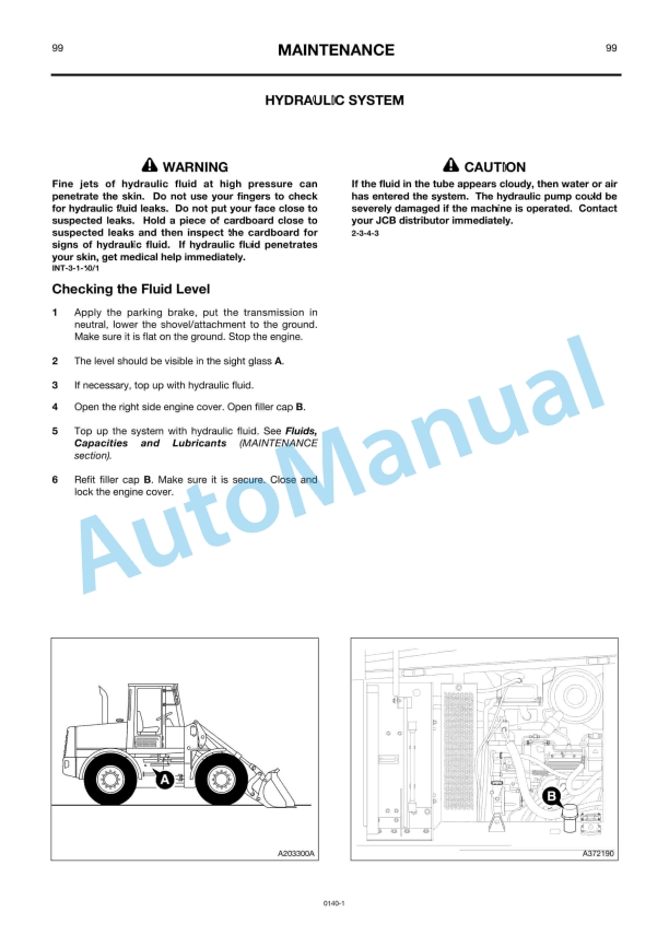 JCB 411 Wheeled Loader Operator Manual 4 JCB 411 Wheeled Loader Operator Manual - Image 4