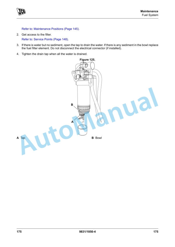 JCB 411HT, 413S, 417HT Loader Operator Manual 9831-1850 4 JCB 411HT, 413S, 417HT Loader Operator Manual 9831-1850 - Image 4
