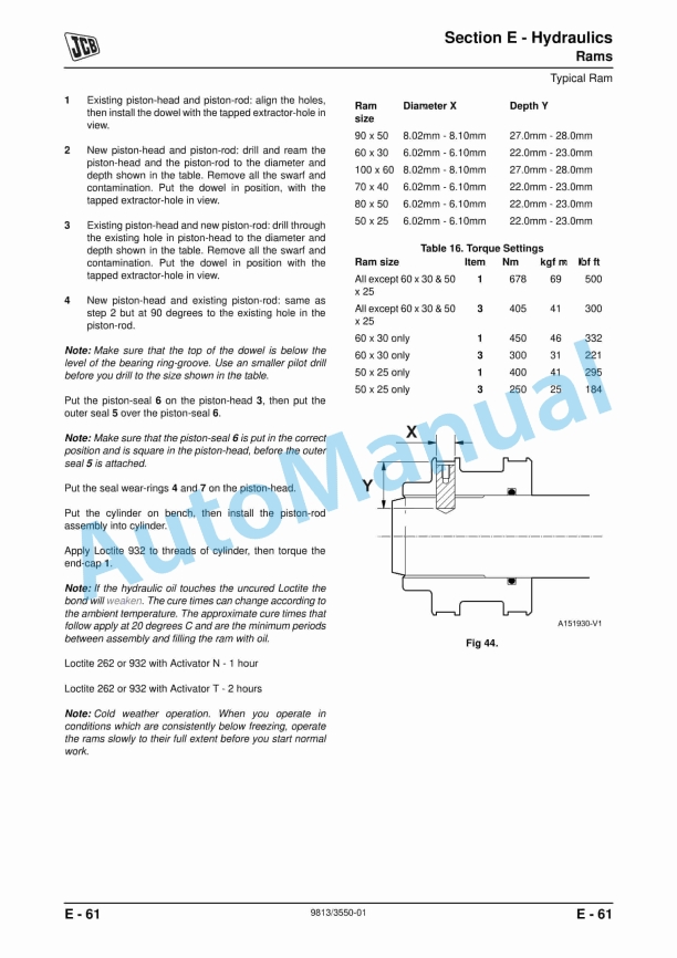 JCB 418S Wheeled Loading Shovel Service Manual 9813-3550 5 JCB 418S Wheeled Loading Shovel Service Manual 9813-3550 - Image 5