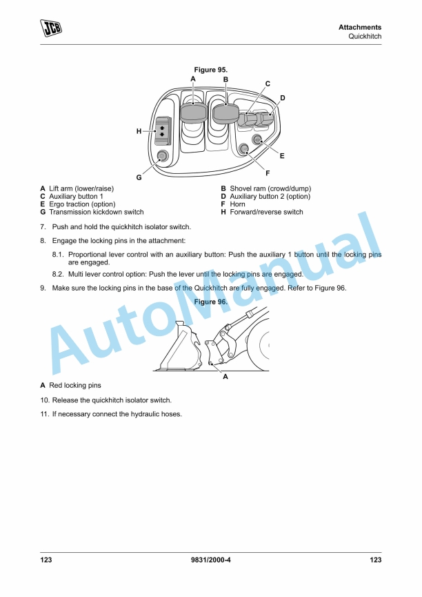JCB 419S Loader Operator Manual 9831-2000 2 JCB 419S Loader Operator Manual 9831-2000 - Image 2
