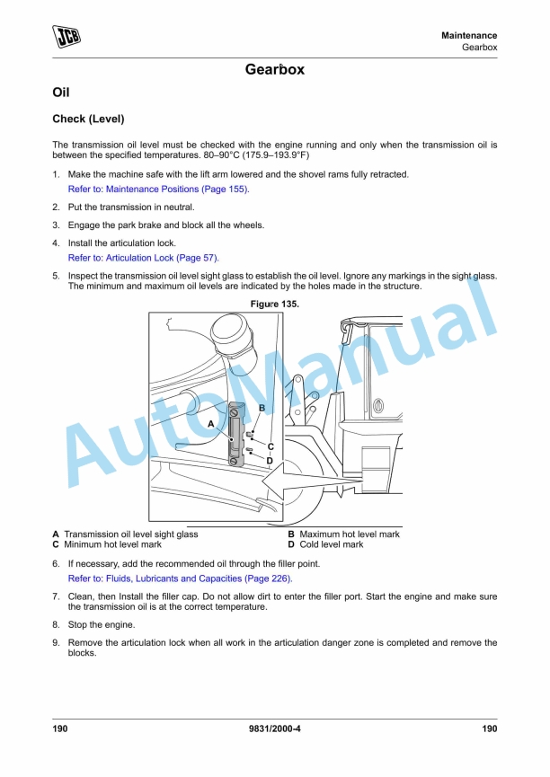 JCB 419S Loader Operator Manual 9831-2000 4 JCB 419S Loader Operator Manual 9831-2000 - Image 4