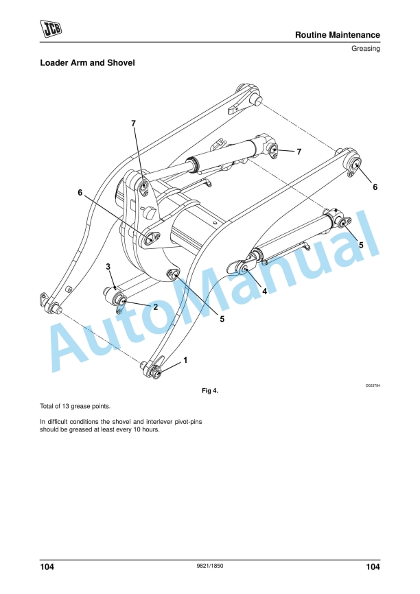 JCB 422ZX Operator Manual 9821-1850 3 JCB 422ZX Operator Manual 9821-1850 - Image 3