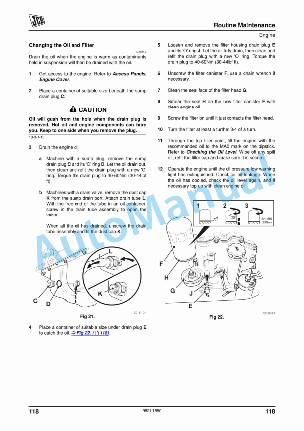 JCB 422ZX Operator Manual 9821-1850 4 JCB 422ZX Operator Manual 9821-1850 - Image 4