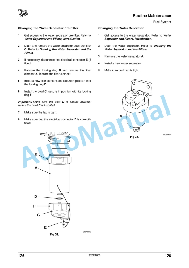 JCB 422ZX Operator Manual 9821-1850 5 JCB 422ZX Operator Manual 9821-1850 - Image 5