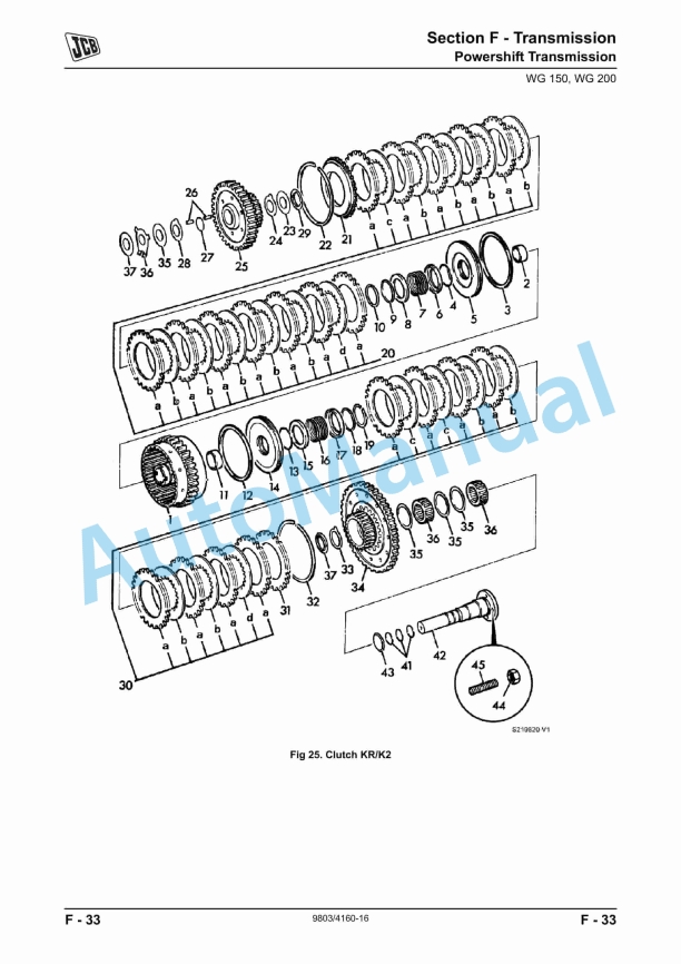 JCB 426, 435, 436, 446 Wheeled Loading Shovel Service Manual 9803-4160 4 JCB 426, 435, 436, 446 Wheeled Loading Shovel Service Manual 9803-4160 - Image 4