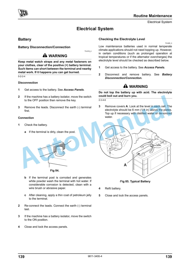JCB 426, 436, 456 (Tier 2) Operator Manual 9811-3400 3 JCB 426, 436, 456 (Tier 2) Operator Manual 9811-3400 - Image 3
