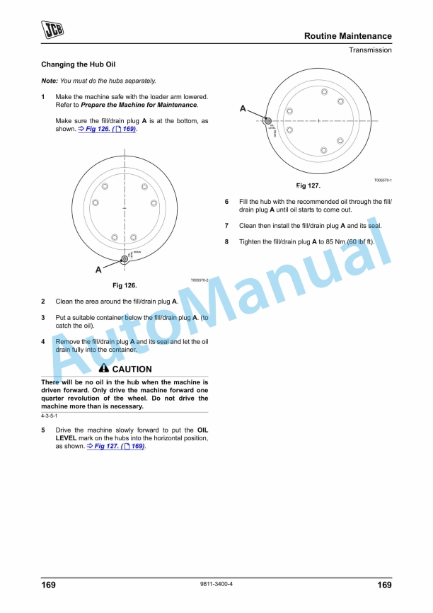 JCB 426, 436, 456 (Tier 2) Operator Manual 9811-3400 5 JCB 426, 436, 456 (Tier 2) Operator Manual 9811-3400 - Image 5