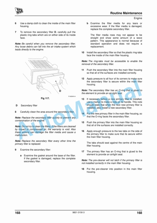 JCB 427, 435S, 437 (Tier 4) Operator Manual 9821-3150 4 JCB 427, 435S, 437 (Tier 4) Operator Manual 9821-3150 - Image 4