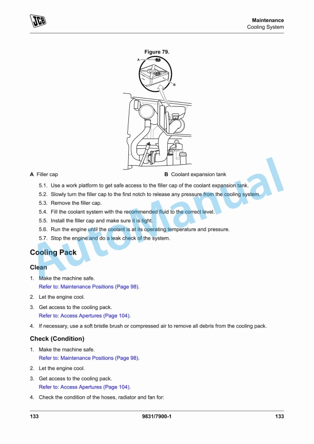 JCB 432ZX Plus Operator Manual 9831-7900 4 JCB 432ZX Plus Operator Manual 9831-7900 - Image 4