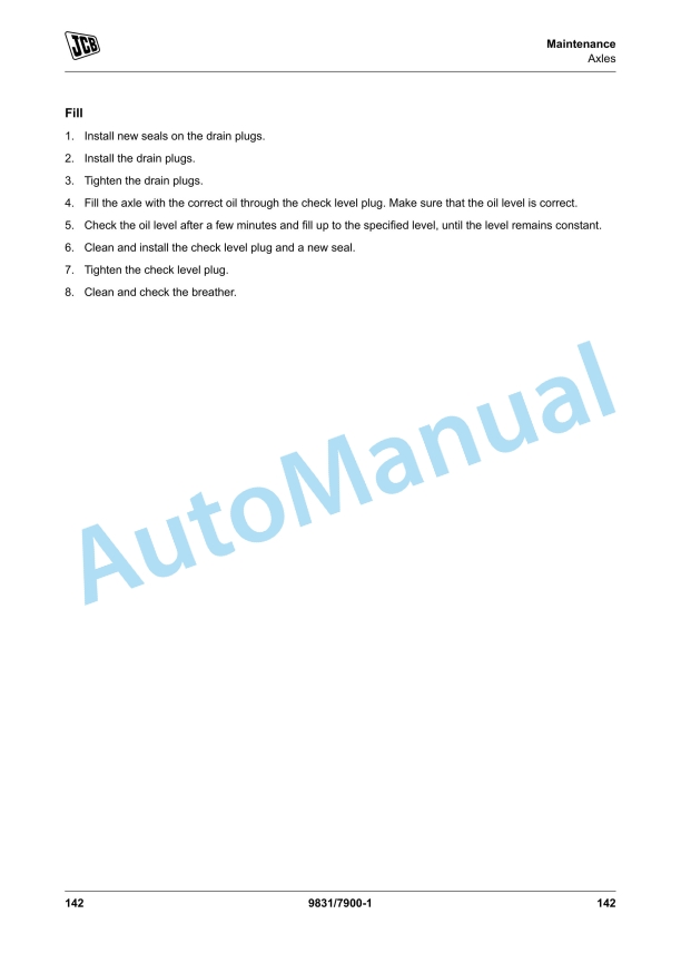 JCB 432ZX Plus Operator Manual 9831-7900 5 JCB 432ZX Plus Operator Manual 9831-7900 - Image 5