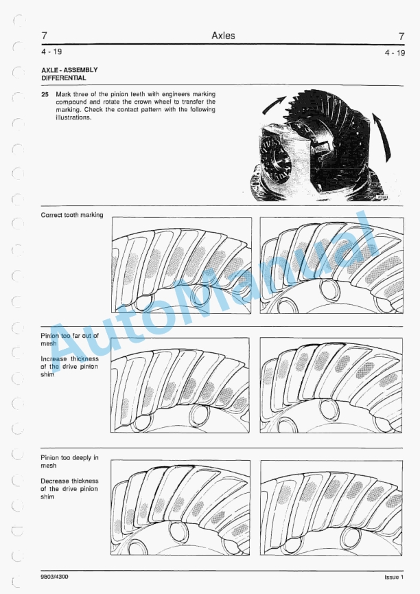 JCB 435 Wheeled Loader Service Manual 9803-4300-3
