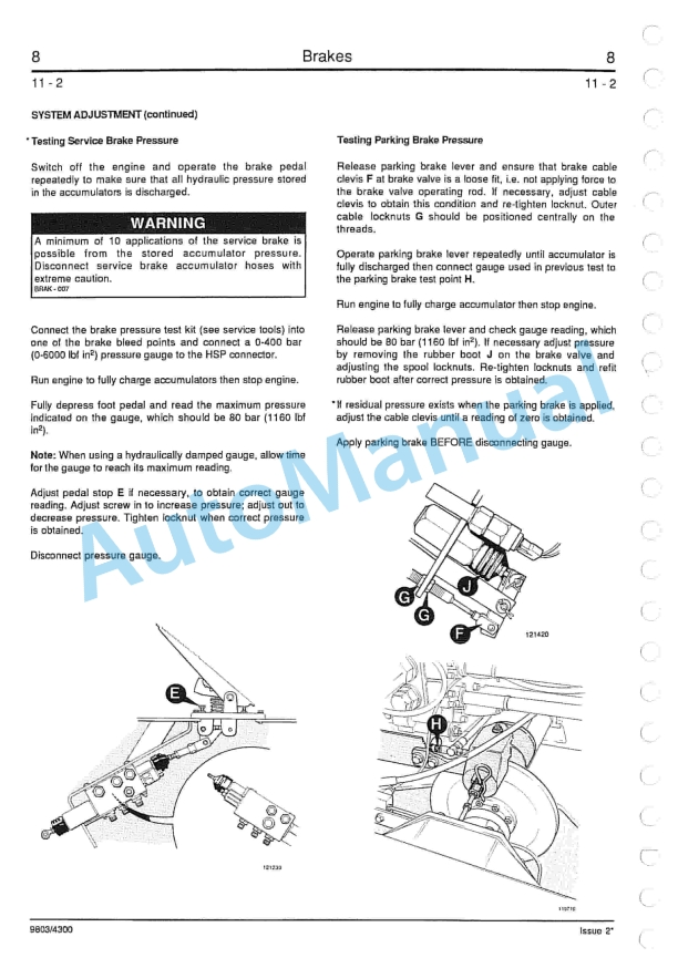 JCB 435 Wheeled Loader Service Manual 9803-4300-4