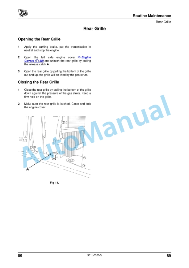 JCB 446, 456 Operator Manual 9811-0320 3 JCB 446, 456 Operator Manual 9811-0320 - Image 3