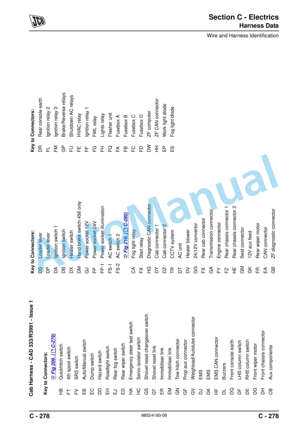 JCB 446, 456 Wheeled Loading Shovel Service Manual 9803-4180 2 JCB 446, 456 Wheeled Loading Shovel Service Manual 9803-4180 - Image 2