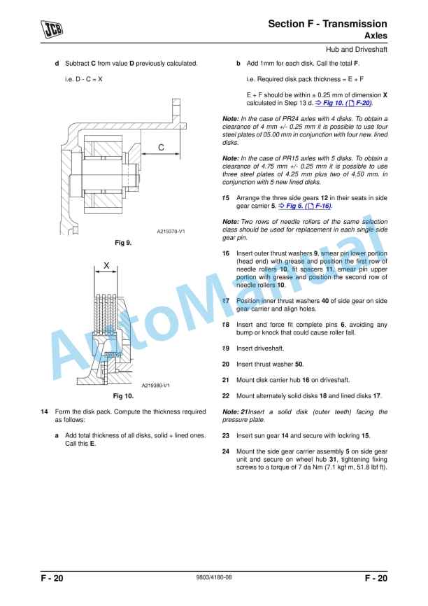 JCB 446, 456 Wheeled Loading Shovel Service Manual 9803-4180 4 JCB 446, 456 Wheeled Loading Shovel Service Manual 9803-4180 - Image 4