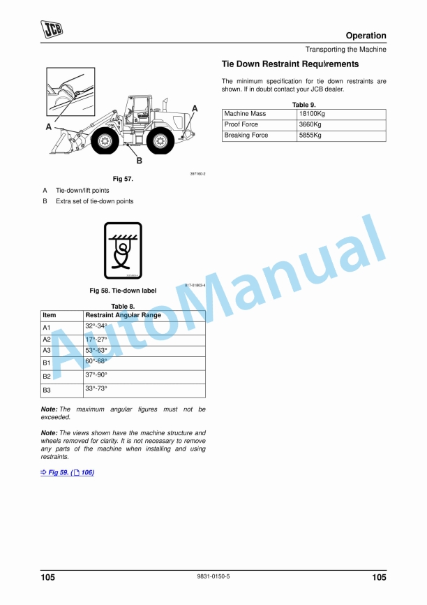 JCB 455ZX TIER II, 455ZX BSIII Operator Manual 9831-0150-5 2 JCB 455ZX TIER II, 455ZX BSIII Operator Manual 9831-0150-5 - Image 2